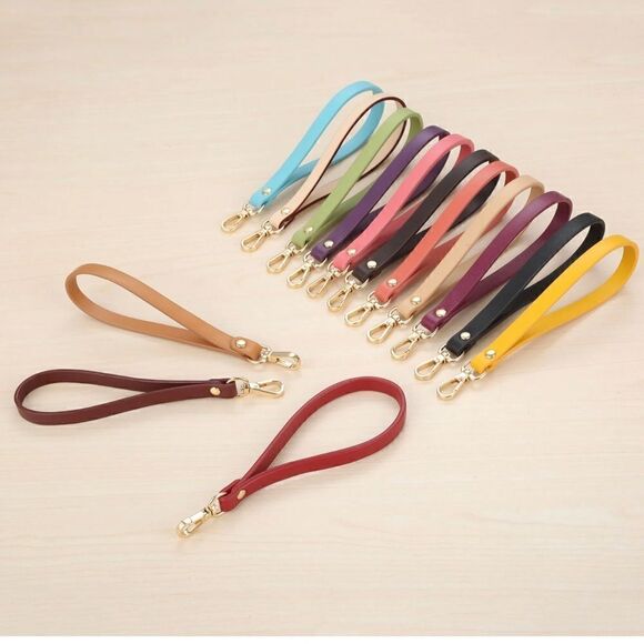 WRISTLET STRAP LEATHER BEIGE/CREAM - Picture 6 of 6